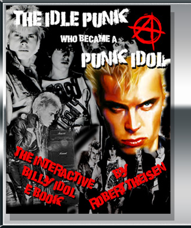 The cover of the billy idol interactive ebook